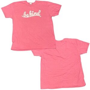 Mickey Mouse Silhouette  'Be Kind' Pink T-Shirt Size XL